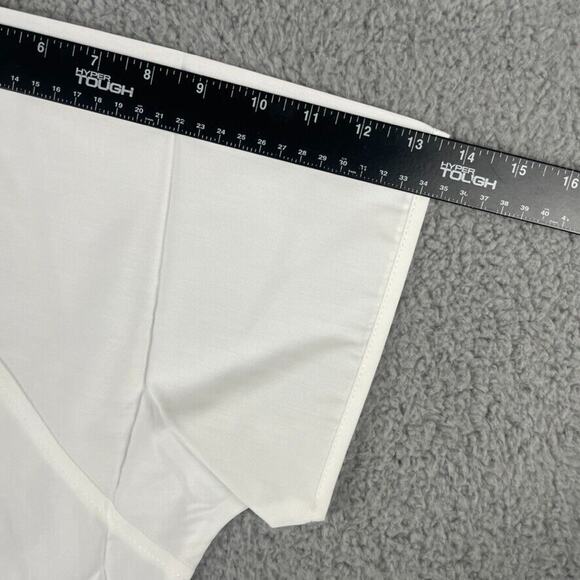 Strictly Scrubs Unisex Large White Classic Top and Pants Scrub Set - Picture 6 of 16